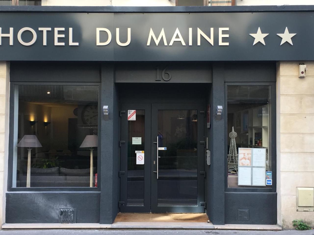 Hotel Du Maine París Exterior foto